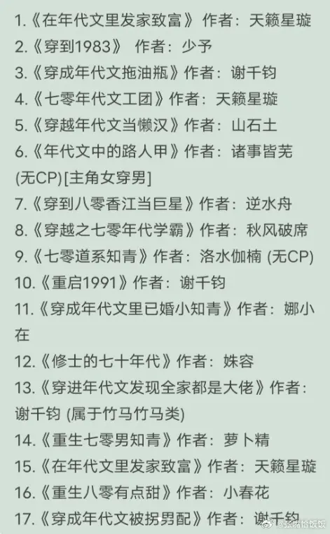 随身空间/种田文/穿书/年代文，缺双男主年代文的宝快快领取哦！...