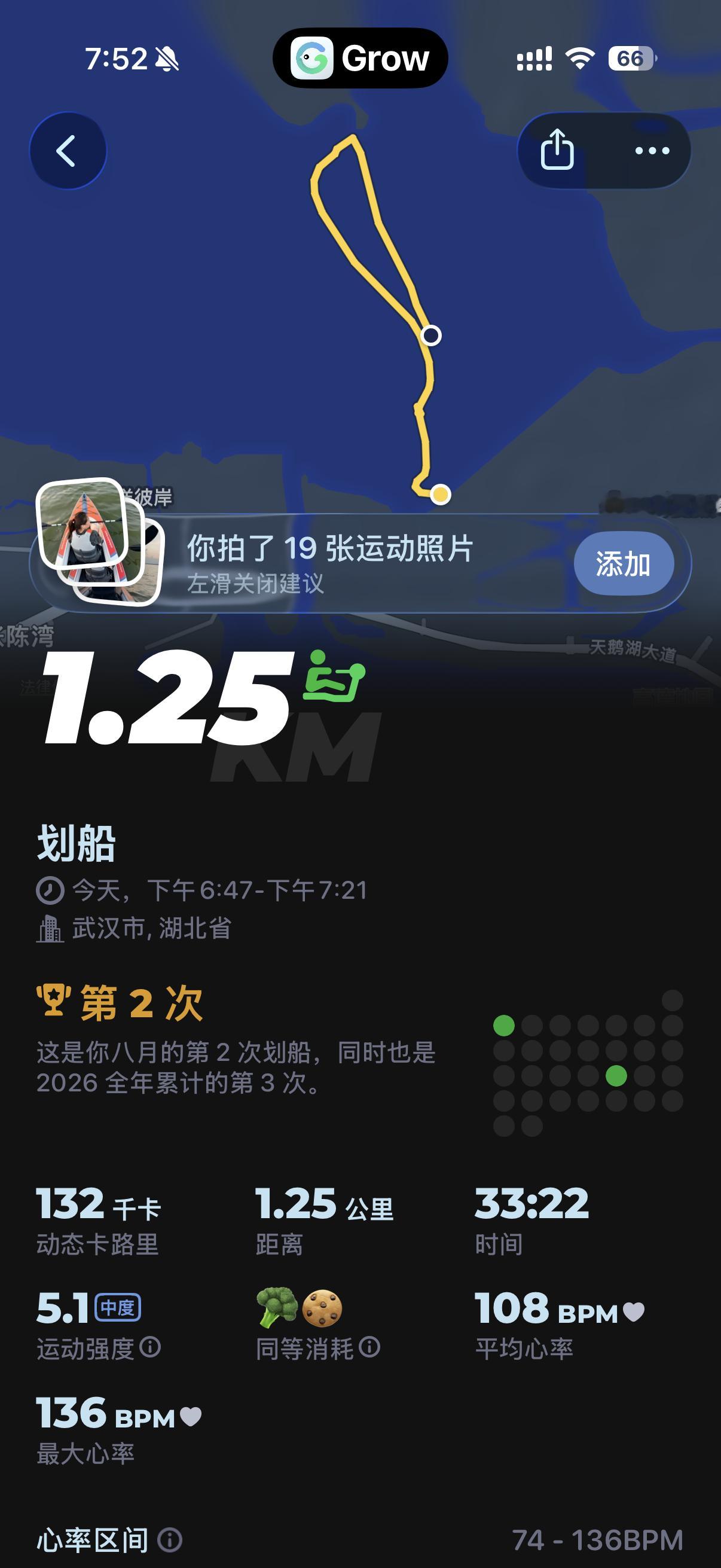 今年体重超过70kg了，太胖了，所以不去车展了这个皮划艇太大了，我有点想卖掉。荷