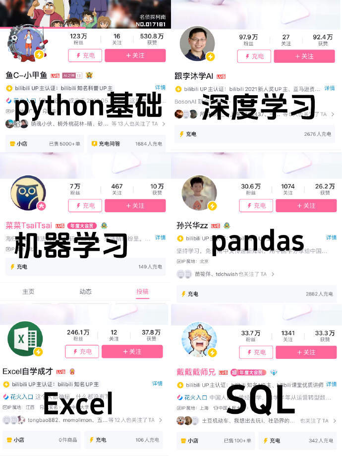 我想这就是大家离不开B站的原因吧‼️真正的自学天堂