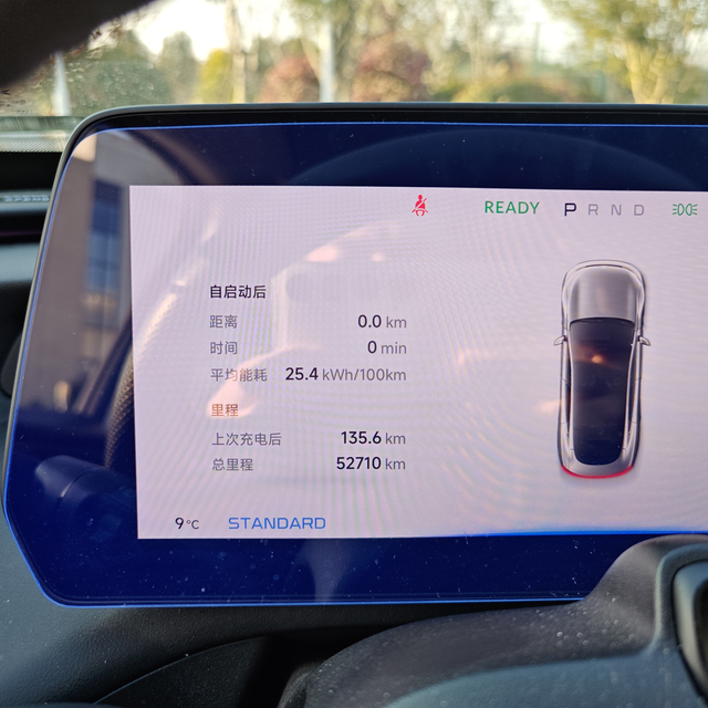 因为气温降低，基本上温度在0度左右浮动，开车也是空调座椅加热全开，能耗也是没下过