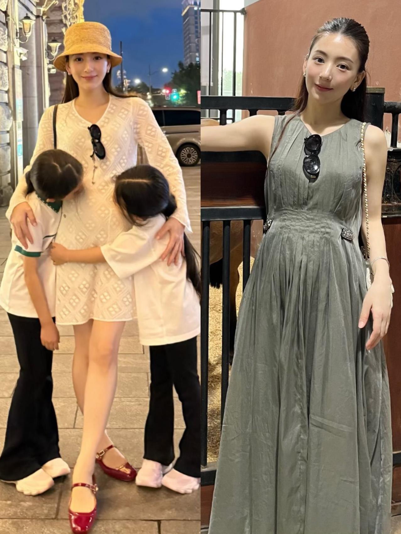 天王嫂方媛晒照，怀三胎带女儿旅行。方媛带着两女儿假期旅行，晒出美照。怀着三胎的