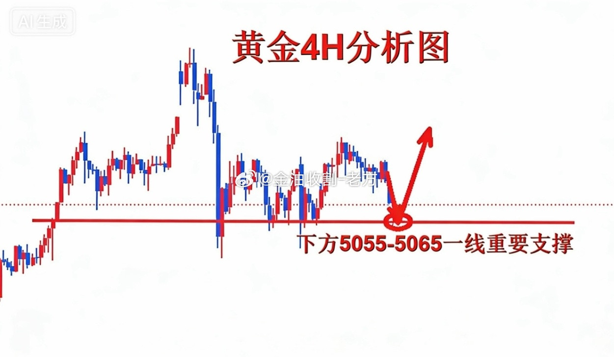 【今日现货黄金分析】黄金日线整体还是继续震荡上行，黄金牛市结构还在，短期的回