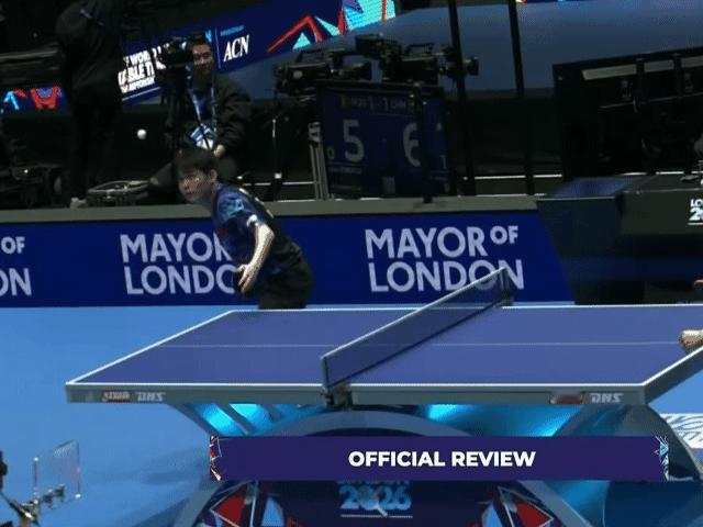 🏓伦敦世乒赛•林诗栋，你真的太牛了！打球就打不遮挡、符合规则标准、经得起鹰眼挑