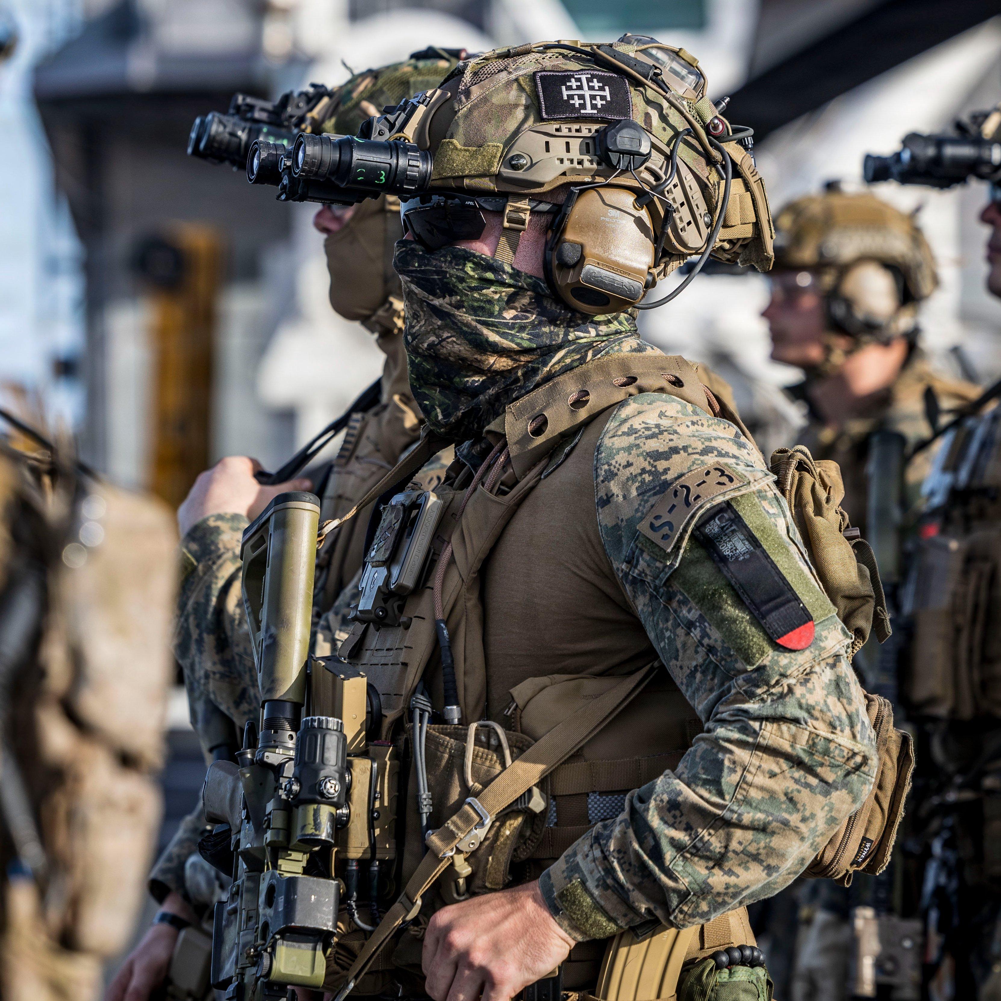 在加勒比海地区的陆战队22ndMEU(SOC)