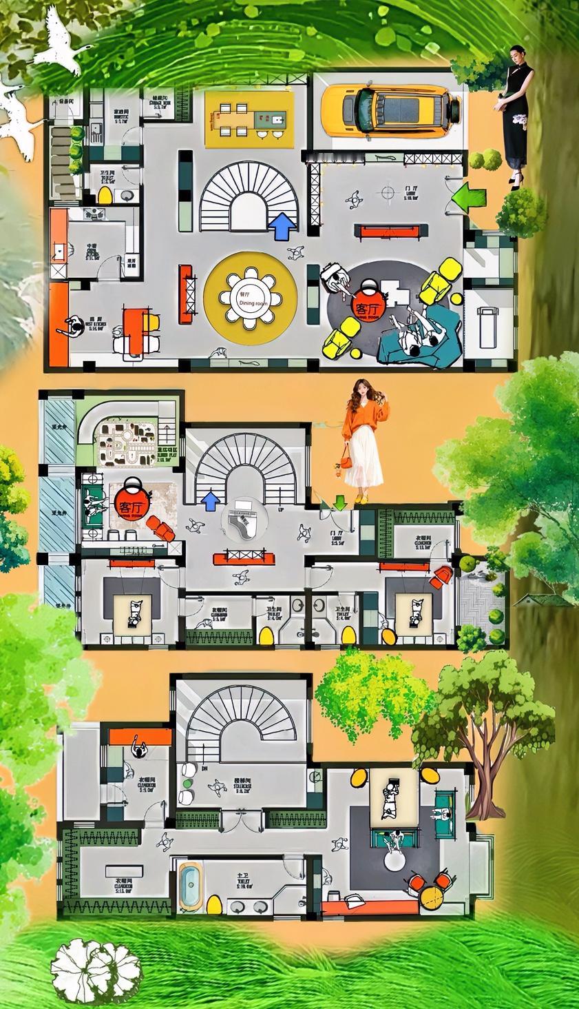 你觉的，没菜地的房子，有奔头嘛？480㎡是家要中兴的头号玩家，富气藏在格局里，不