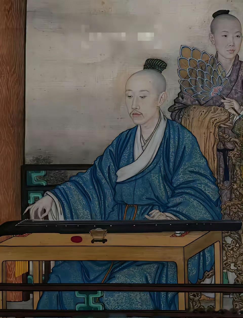 据说这副乾隆的画像,是意大利画家郎世宁所画。原来乾隆长这样。