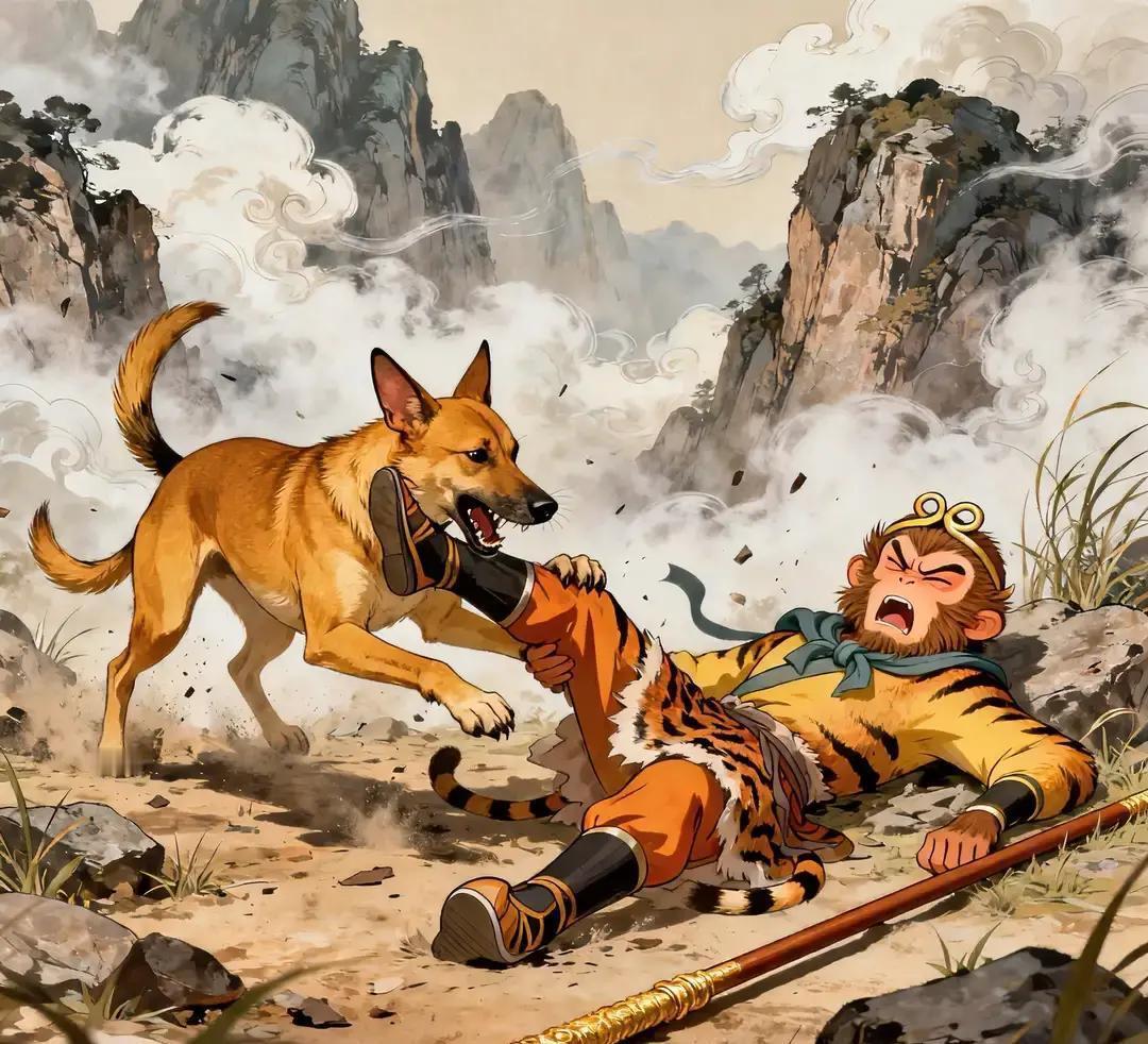 一直以为二郎神的哮天犬是条宠物，后来重读封神才发现，这哪是狗，分明是杨戬藏起来的
