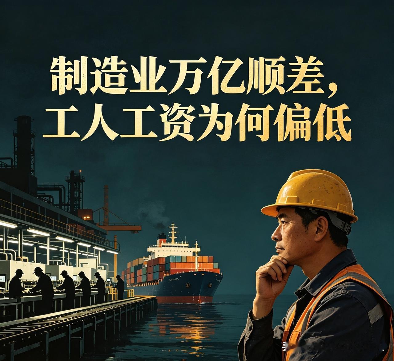 中国明明是制造业大国，贸易顺差破万亿，为什么工人工资还是低？网上主流有三种说