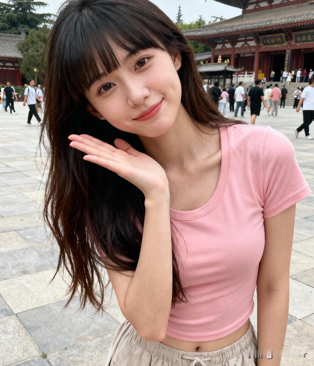 笑靥如花，古韵犹存。