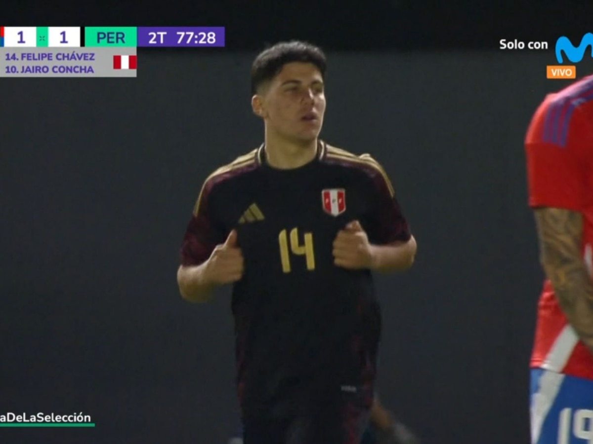 费利佩·查韦斯昨晚在对阵智利的比赛中首次代表秘鲁国家队出场，此前他从未参加过任何