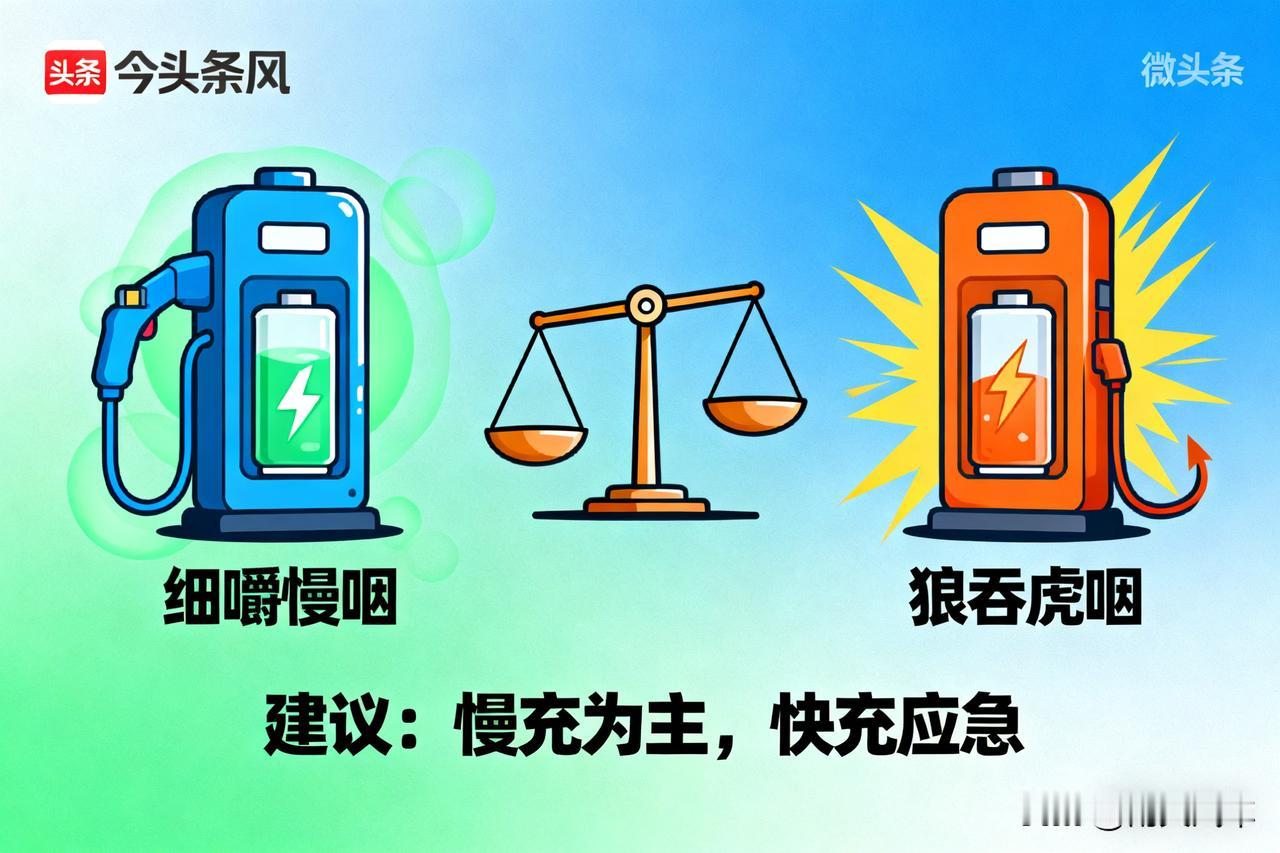 充电桩“快充”和“慢充”到底伤不伤电池？老有人问经常用快充会不会把电池搞坏。