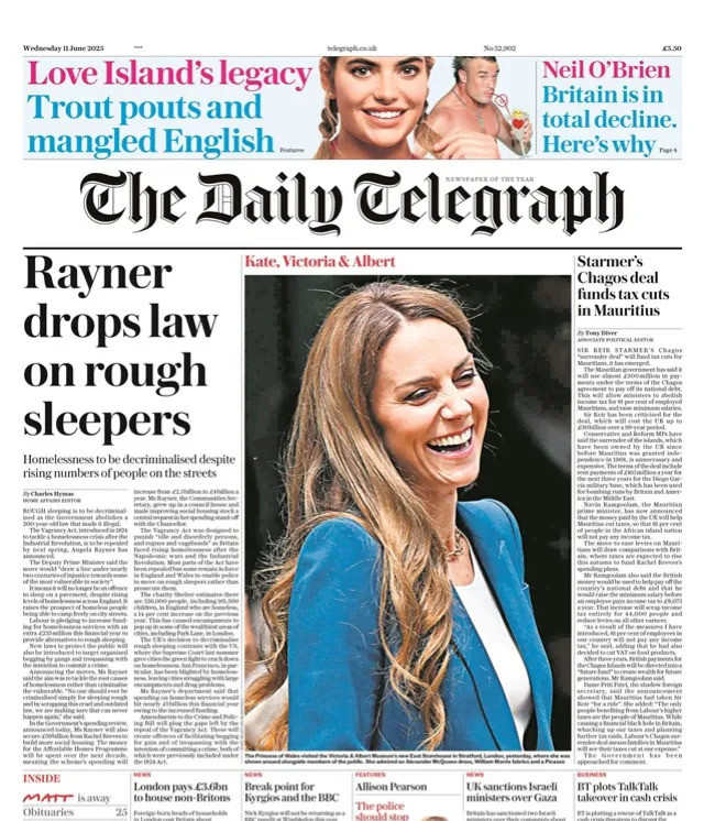 英国废除200年流浪禁令！伦敦街头将成'帐篷营地'？政府新政引爆争议！