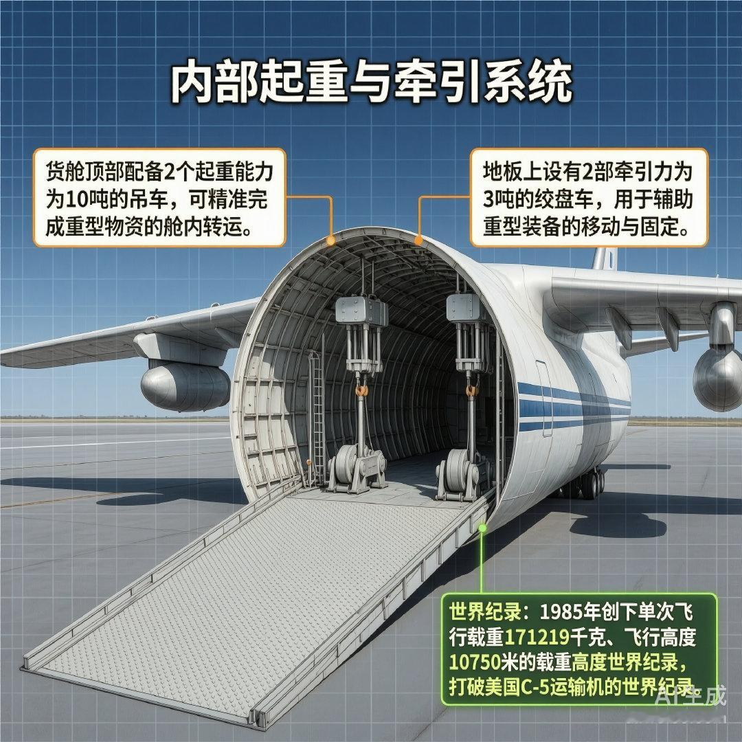 军事ai新视野俄罗斯An-124“秃鹰”运输机An-124“秃鹰”（Condo