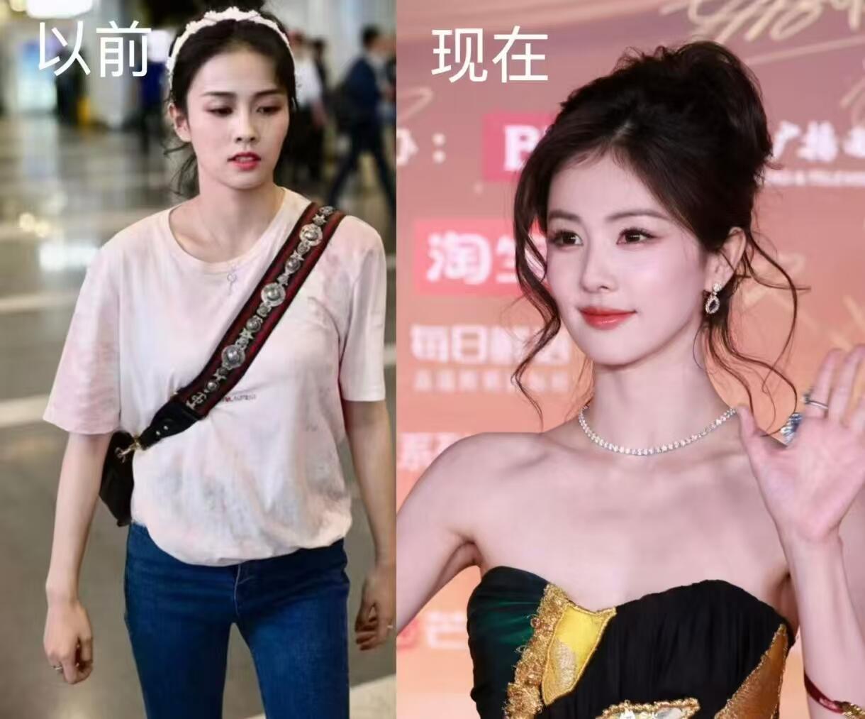不是，真的没有人发现吗？这变化。白鹿变化真的挺大的，现在的她真的超级美，身材体态