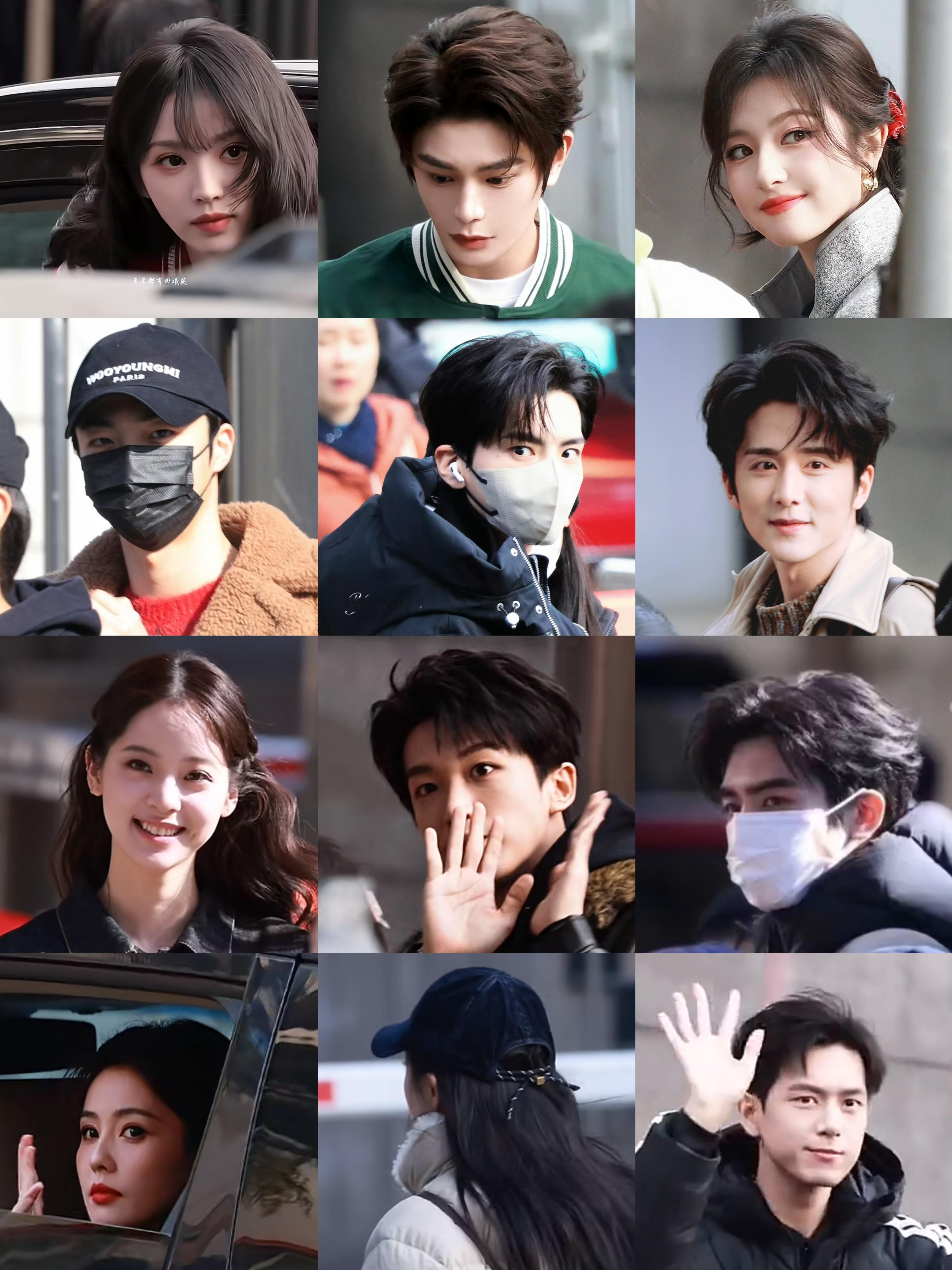 现身春晚最后一次联排备播录制的明星周深、易烊千玺、刘宇宁、李现、邓超、白鹿、李昀