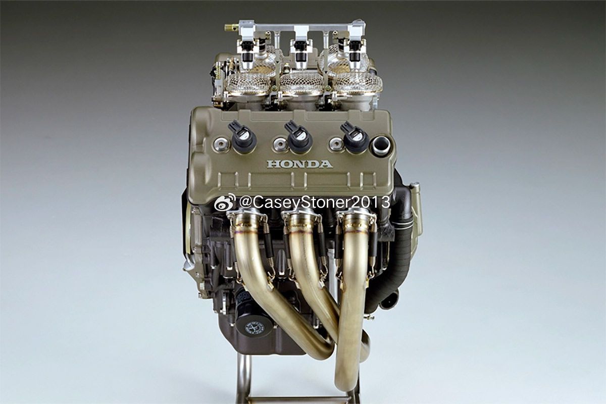 #MotoGP#本田拥有一轮MotoGP史上最奇特的发动机：RC211V的V5引擎如何进化至近260