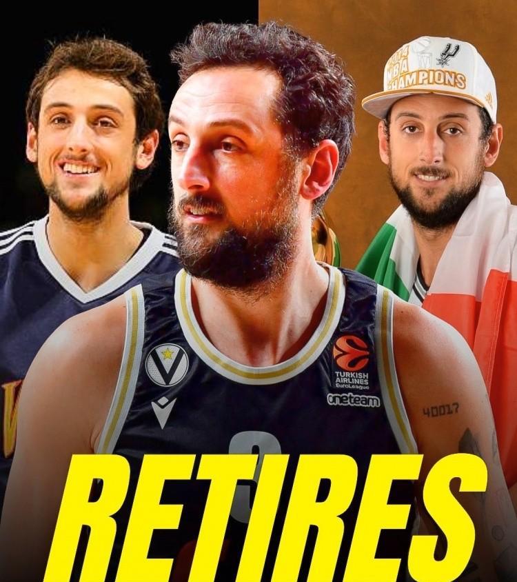 是时候说再见了！！！39岁老将贝里内利宣布退役！前NBA球员贝里内利今天在自己