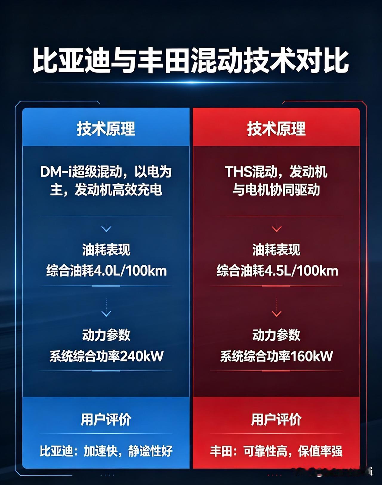 比亚迪和丰田混动哪个更好?比亚迪vs丰田混动：没有绝对更好，只有更适合你！