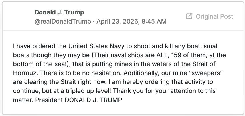 紧急突发！全网炸锅！就在北京时间昨日20时45分，特朗普在自己的TruthSo