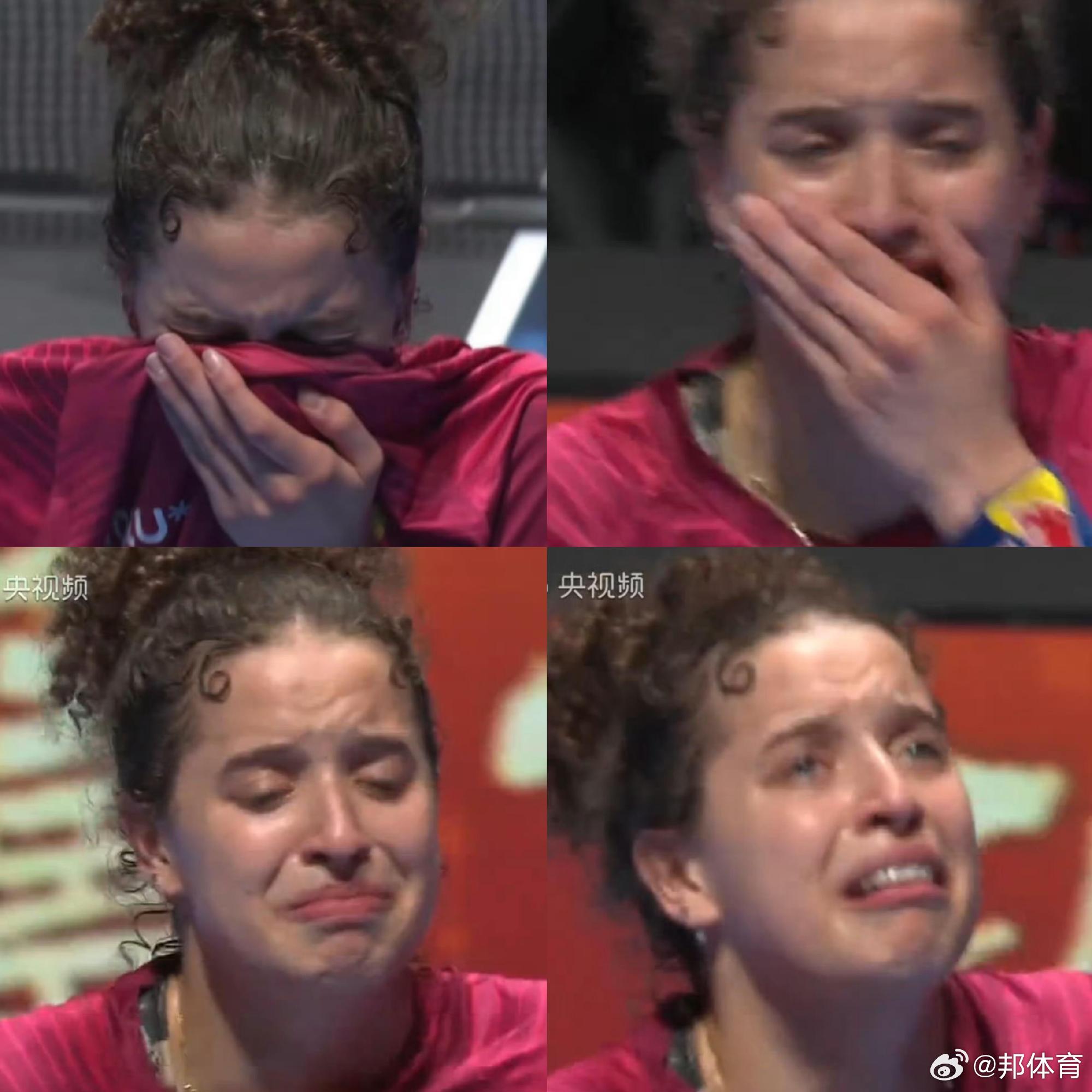 高达哭了孙颖莎4比3高达对手都哭了，只有我们知道莎莎赢得有多痛💔七局熬到心力交