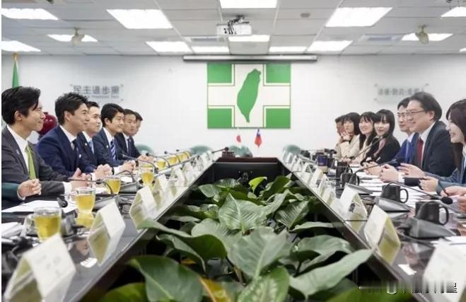 日本自民党青年局局长中曾根康隆今天窜访赖清德民进党当局所谓“党部”时表示，双方面