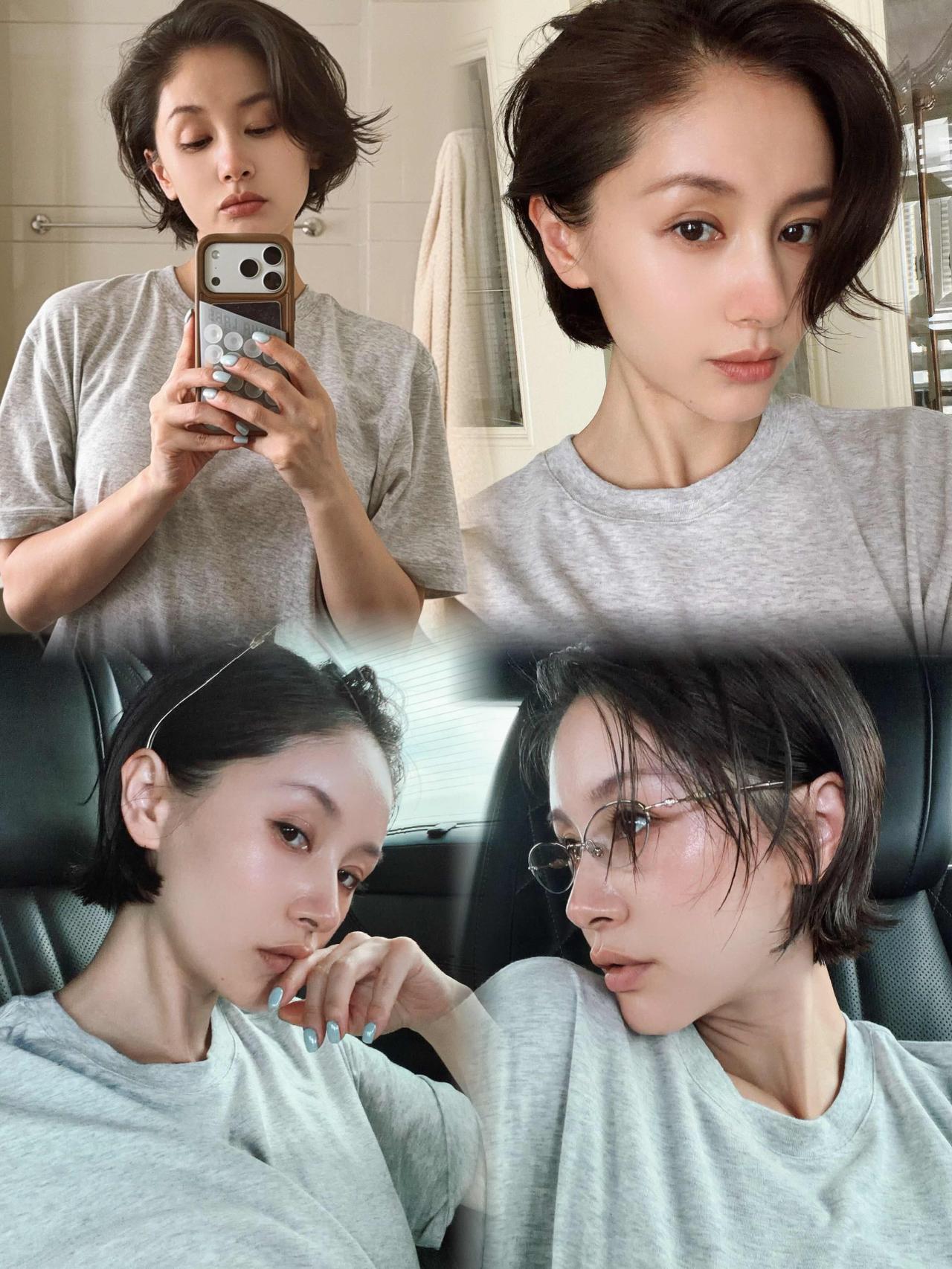 谁懂啊6月24日，39岁演员王子文发文说：“不是赶时髦，是我的脸只认短发。又剪
