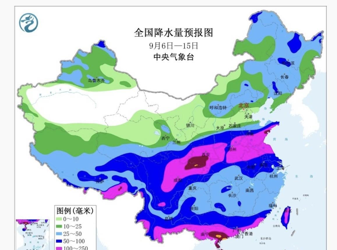 【中期天气预报】展望未来十天形势来看，冷涡实力偏弱，南下弱化，对北方影响更明显。