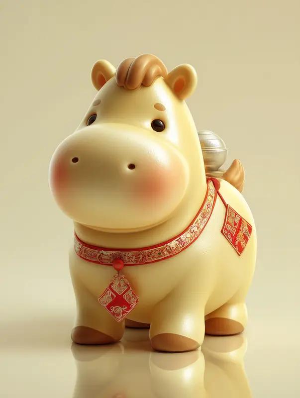 家人们谁懂啊！义乌工人一个失误，把马年吉祥物的嘴缝反了，本该销毁的“残次品”，居