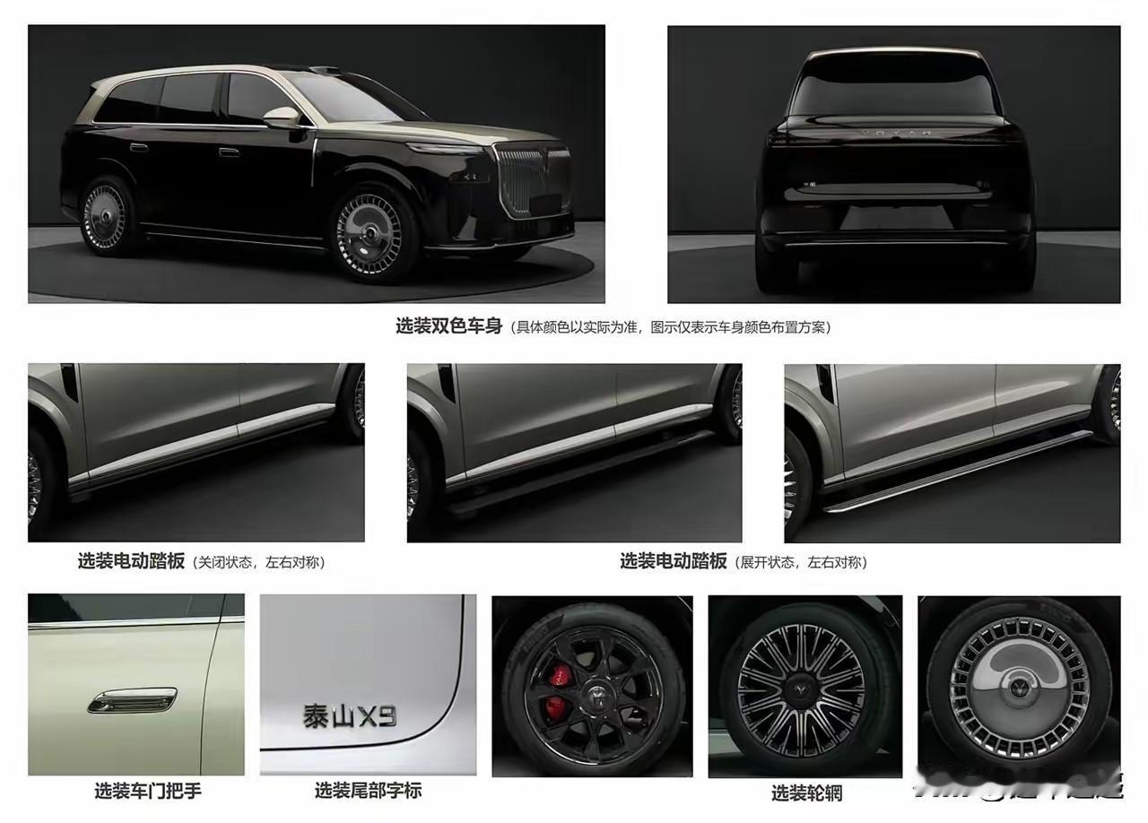 岚图泰山纯电版申报解析，申报名泰山X9,[预测之前上的六座插混版换代也会叫泰山X