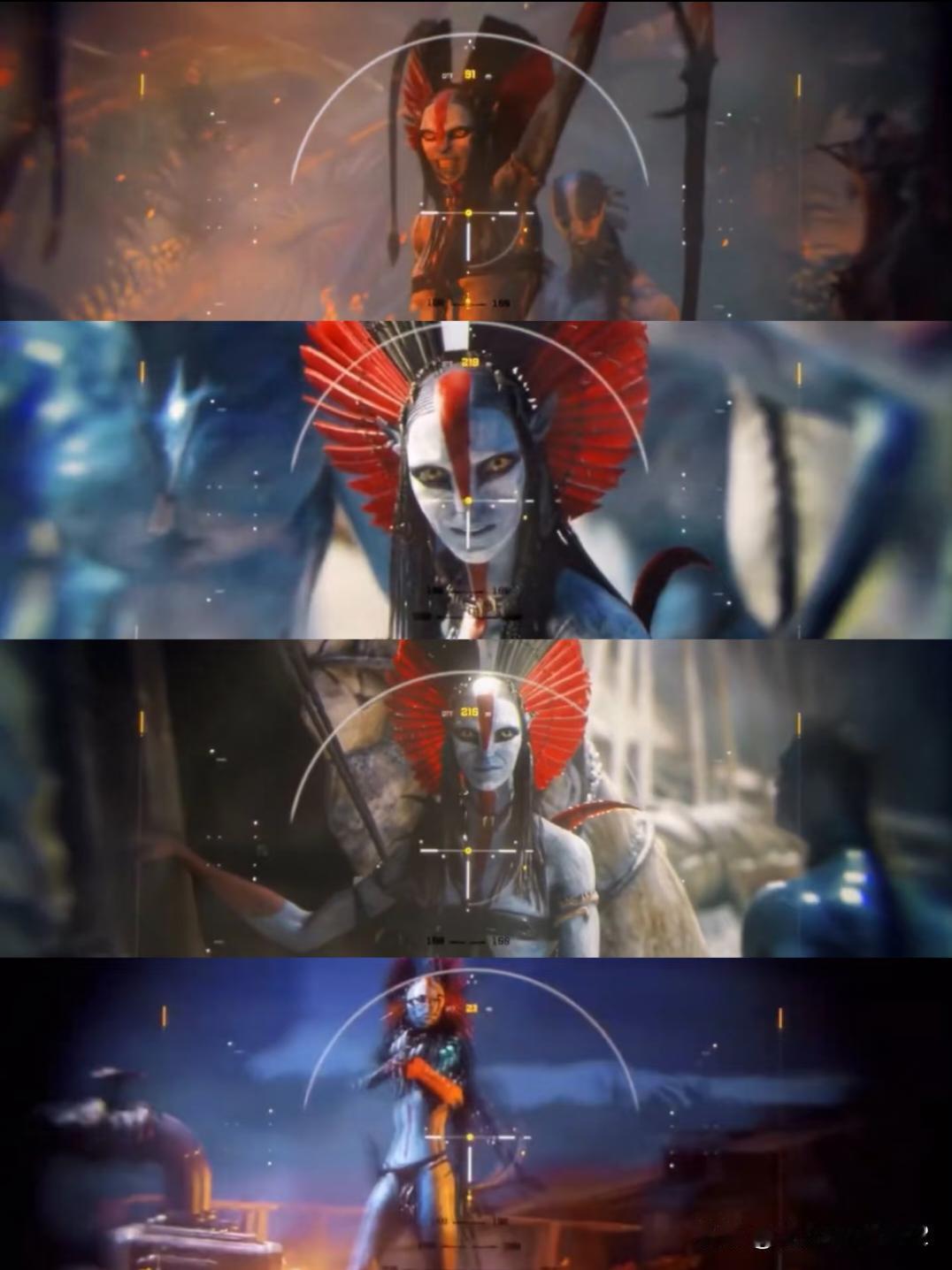 预感瓦琅下一部会被枪击。用瞄准器视角看瓦琅的镜头竟然有4个（严格说是3个场景）