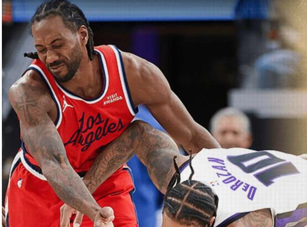 还是倒下了，伦纳德脚踝受伤，归期未定！快船北伐一路高歌猛进，连战连捷，没想到