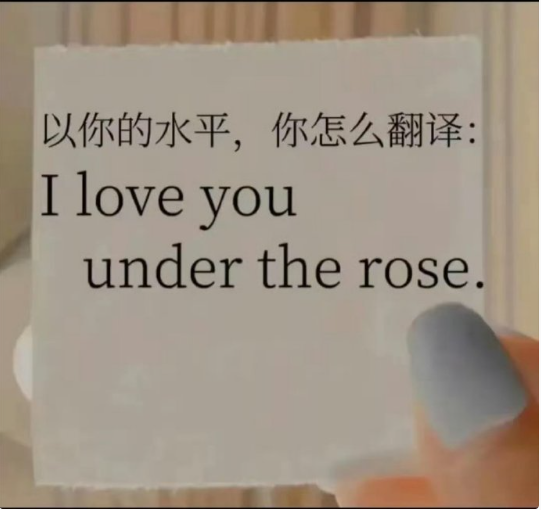 以你的水平，怎么翻译比较有个性？​​​​