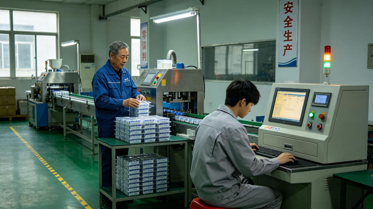 车间引进了一台全自动质检设备，号称“零误判”。老周负责操作，发现设备总把一批明