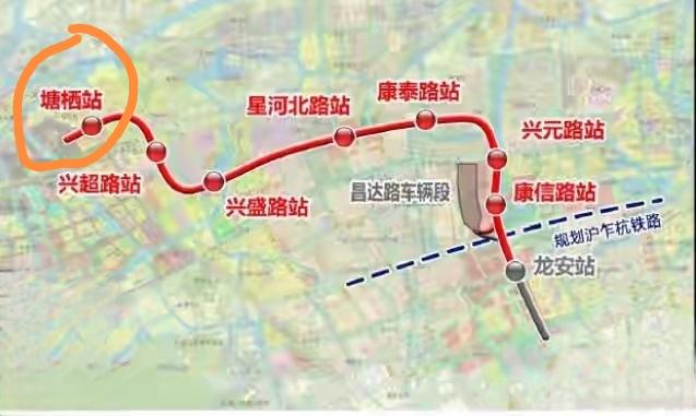 杭州地铁9号线二期今年完工，明年就可以去塘栖吃枇杷了。塘栖枇杷