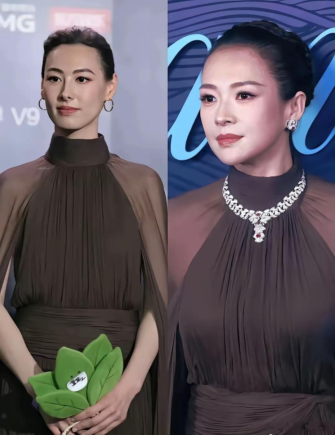 梁洛施的长相真是个神奇的存在你要说她好看吧，她生了一副男相，脸型线条锋利冷硬，眉