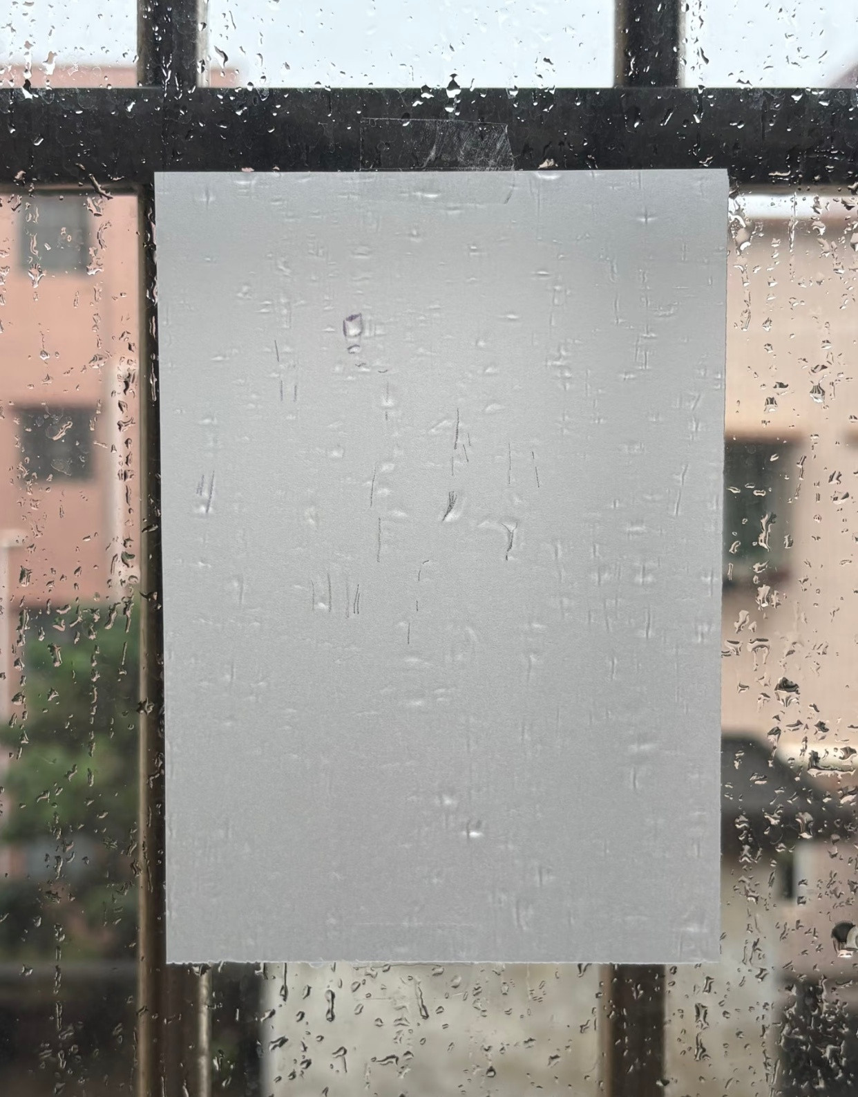 当你尝试拓印一场雨🌧校园热梗王​​​