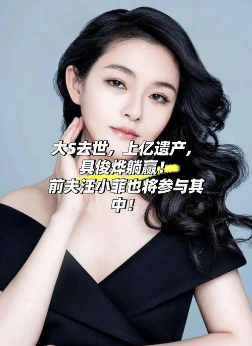 大S遗产分配尘埃落定，约6.5亿新台币资产最终由一双未成年子女全额继承。现任丈夫