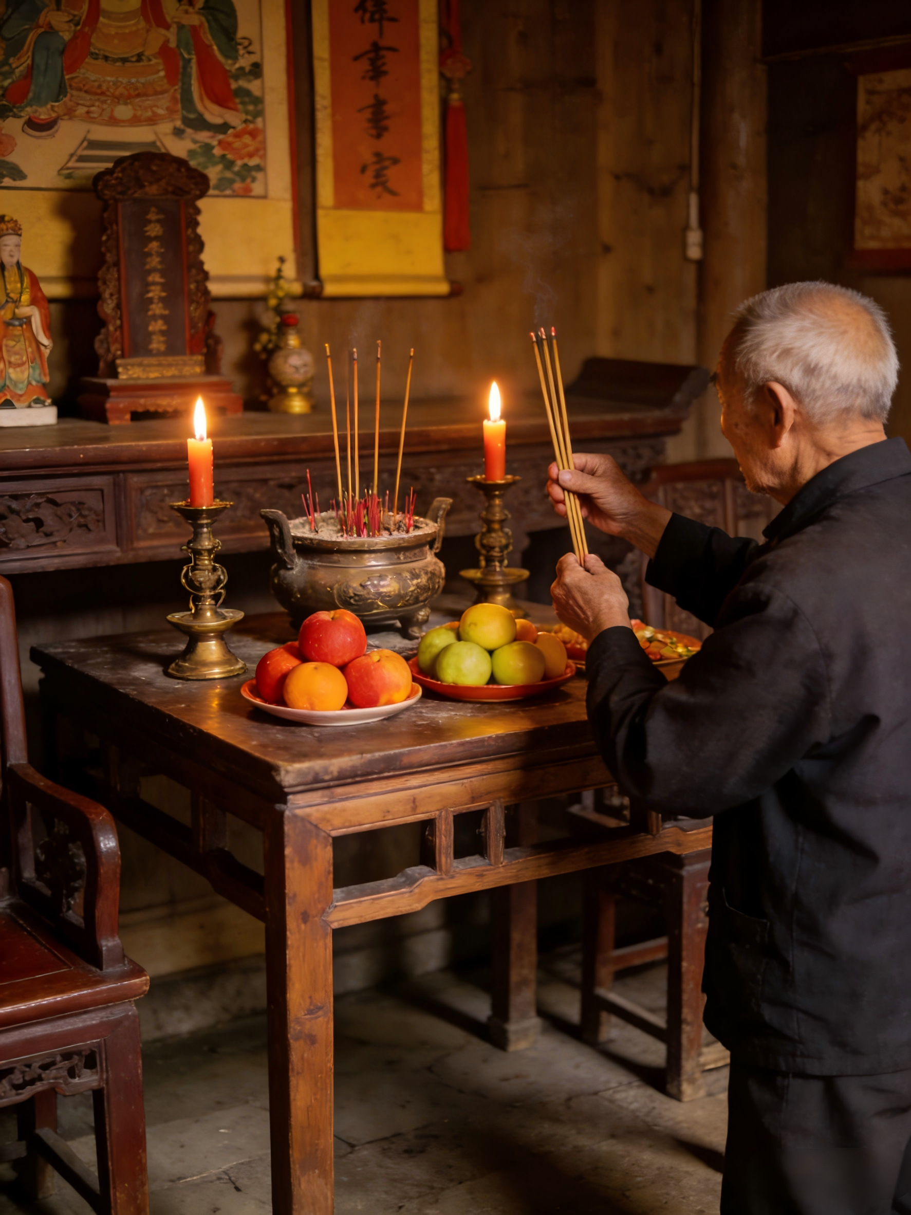 🏮民间居家与行事避忌录一、敬神与祭祀篇香火忌口吹：点燃香烛时，切忌用嘴直
