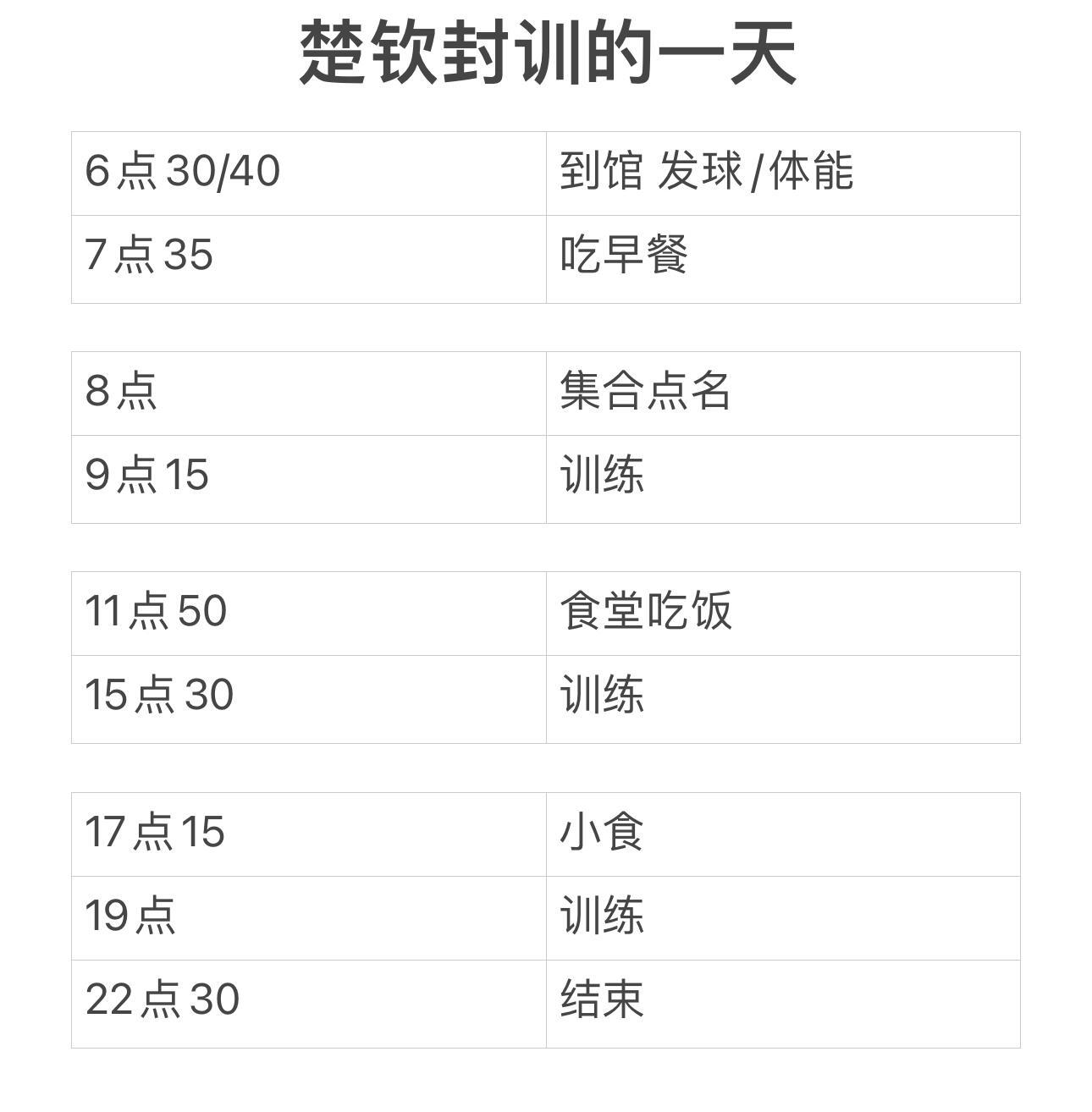 马t直播讲封训的一天是怎么样的：“大头每天晚上都是最后一天出馆的，基本上都是22