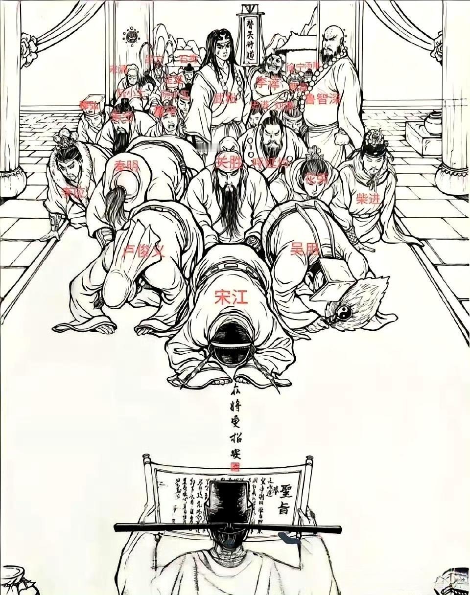 跪着的被团灭，只有两个站着的得了善终。​​​