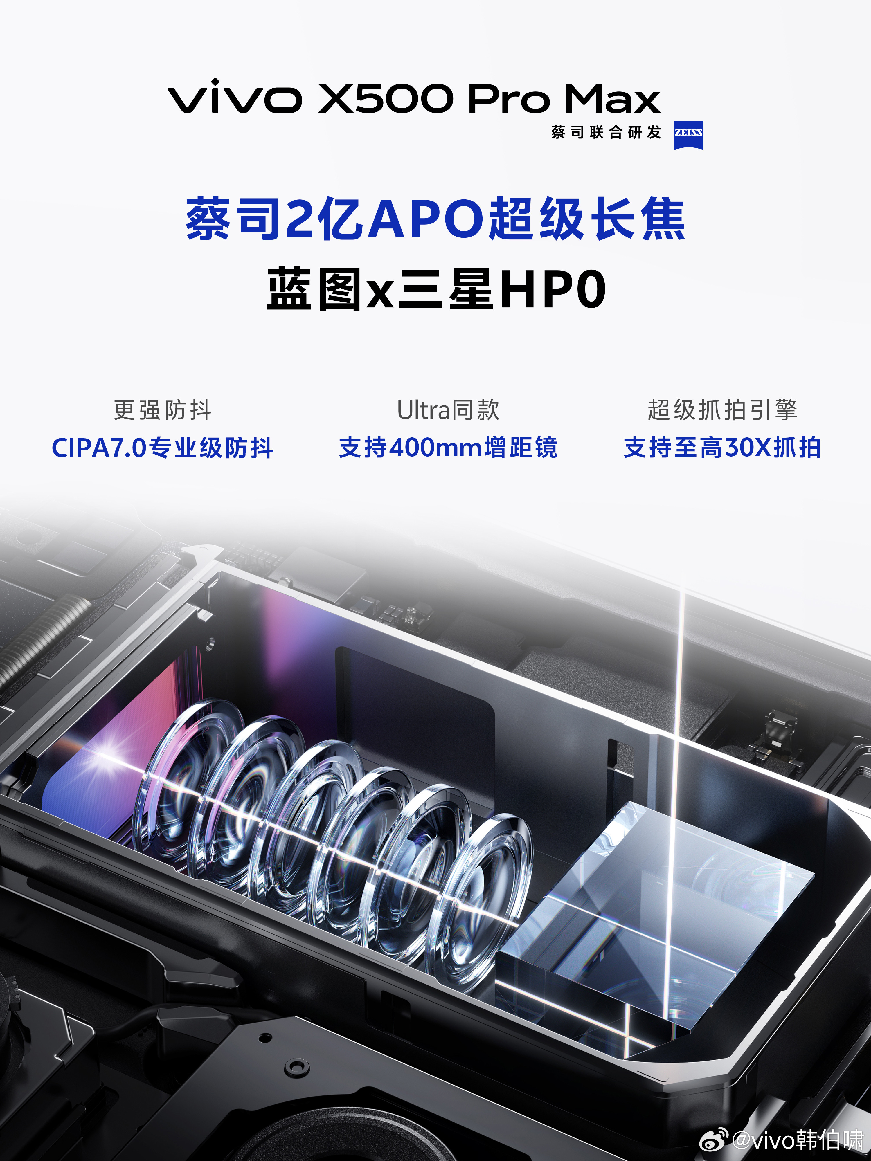#vivoX500系列#的目标：拍照的第一选择，视频的唯一选择。前两天我们解读了“视频唯一”的关键：