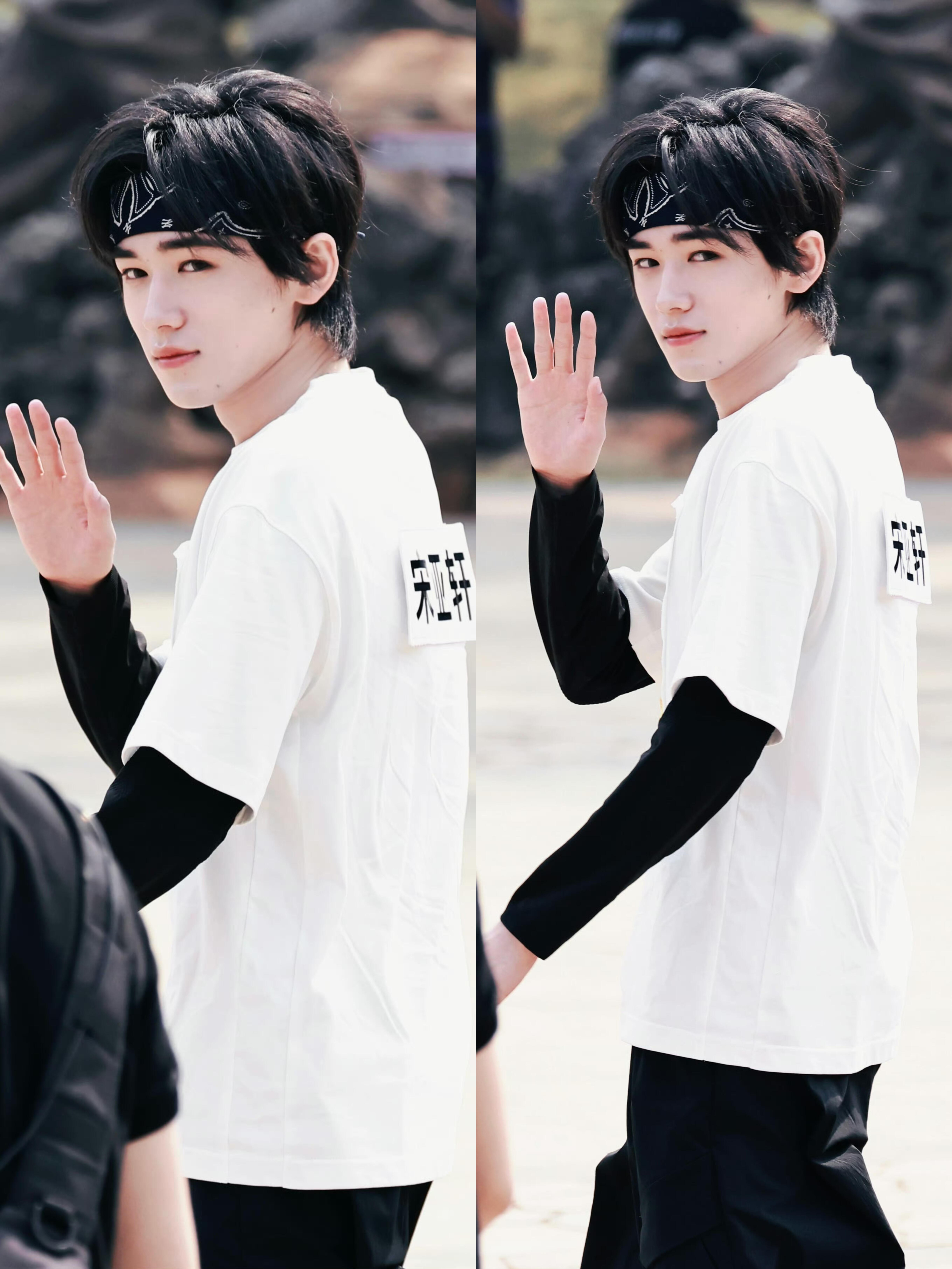 奔跑吧今日录制路透，全员清爽运动风！清爽男大和女大们～奔跑吧|