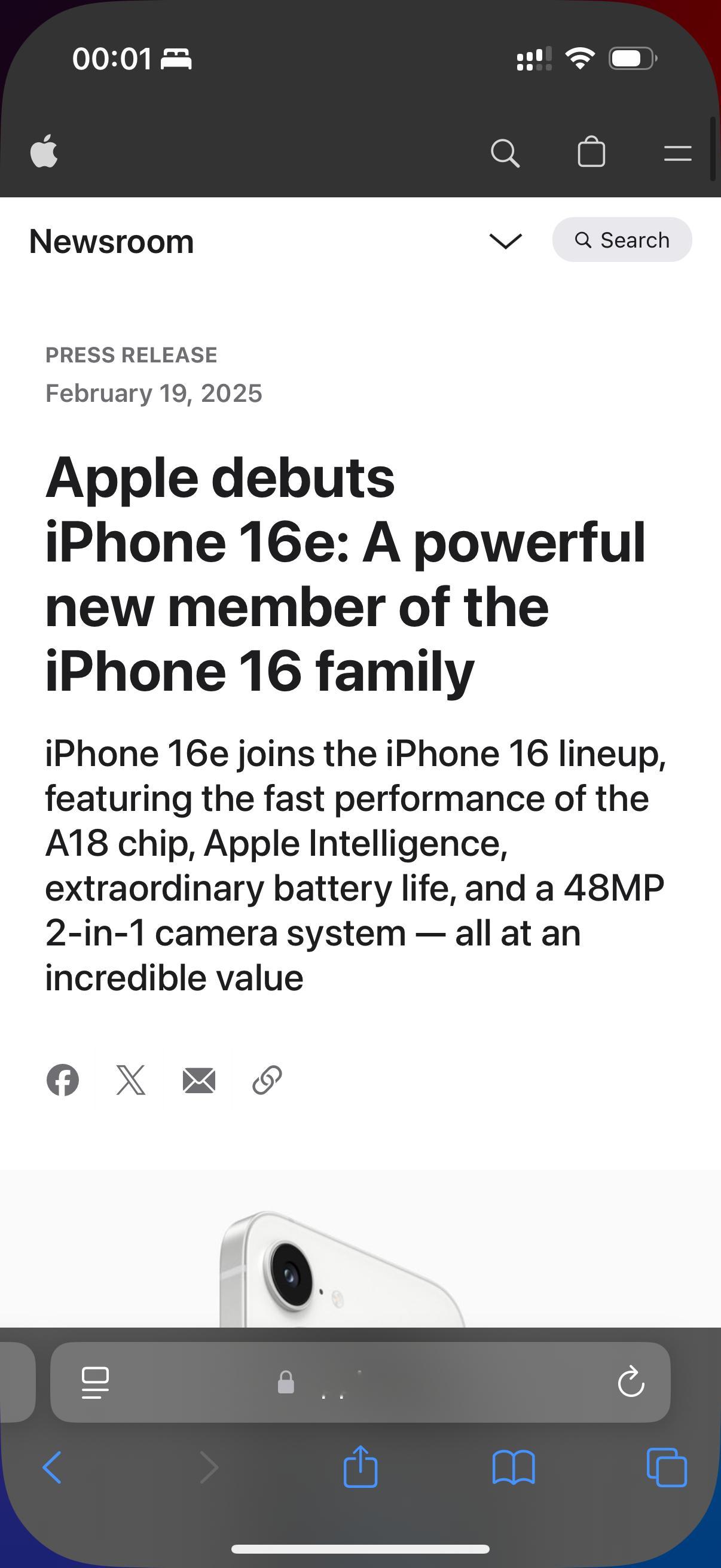 等来了！iPhone16e来了！2.21晚九点开始预购，2.28开售！