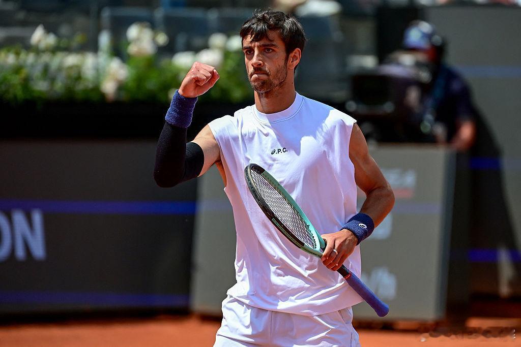 完胜过关💪ATP1000罗马大师赛第三轮，主场作战的穆塞蒂以6-46-3完