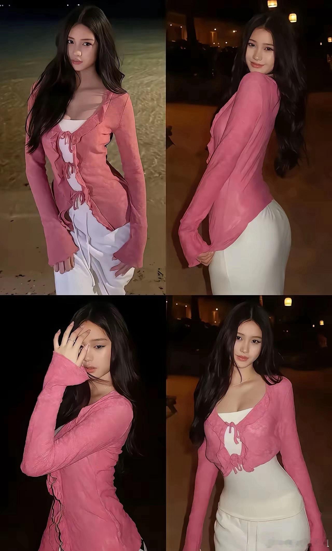 最美星二代啊，这身材绝了