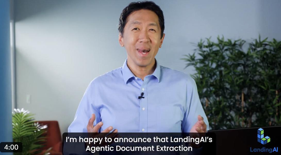 吴恩达创业公司LandingAI，平均8秒就能完成超大份文档提取任务，已广泛应用