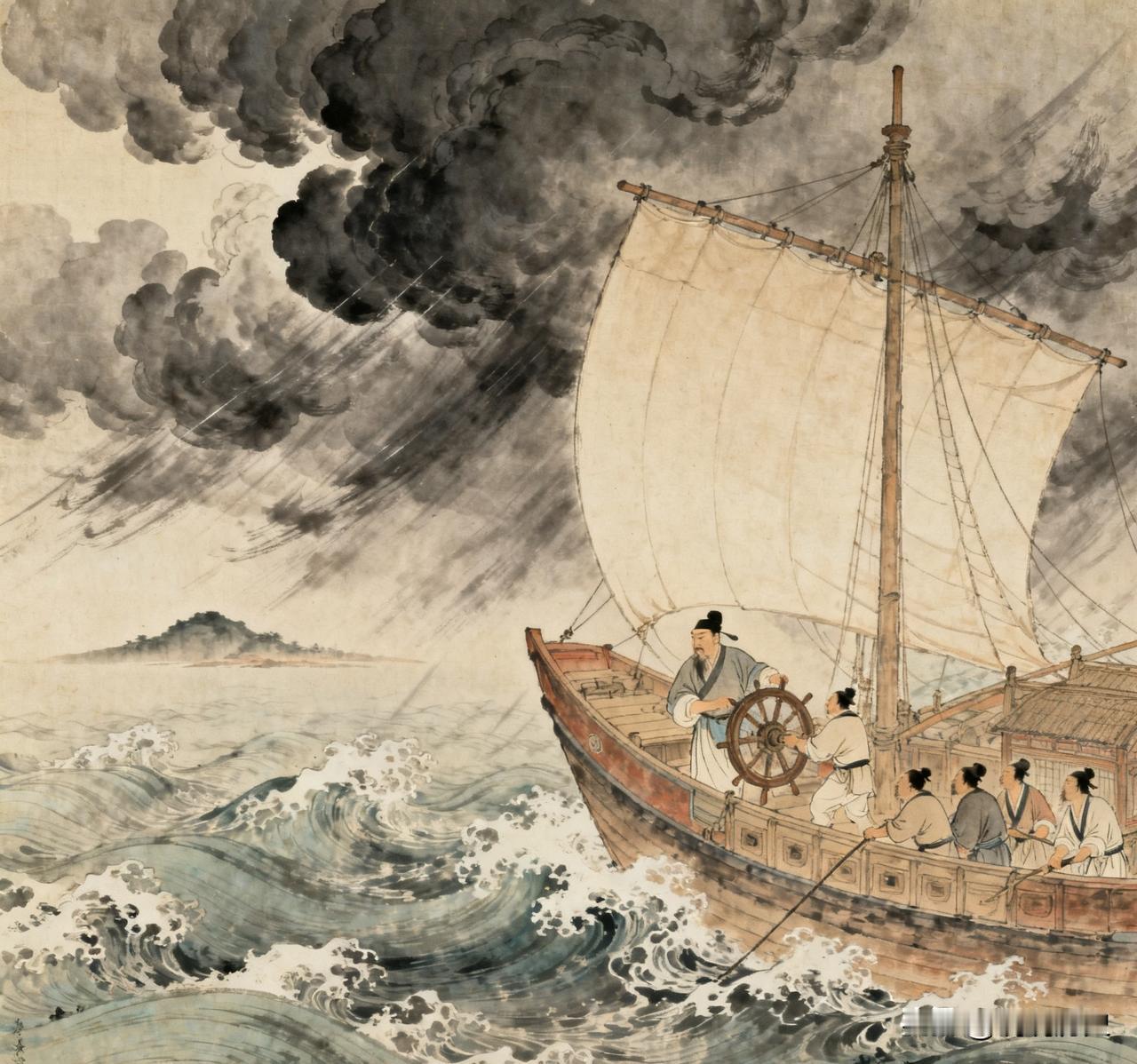 宋朝的时候，温州有一个张姓商人，专从做海外贸易。经常坐船出海，一去数千里。有一