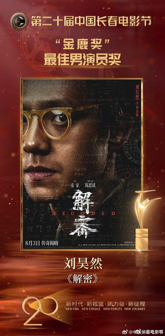 金鹿奖完整名单金鹿奖有谁和我一样压赵丽颖影后的！[笑着哭]！不好意思压错了！