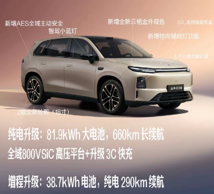 新款零跑C10实车亮相，6月16日就要上市啦！这波升级诚意满满。外观上，前脸大变