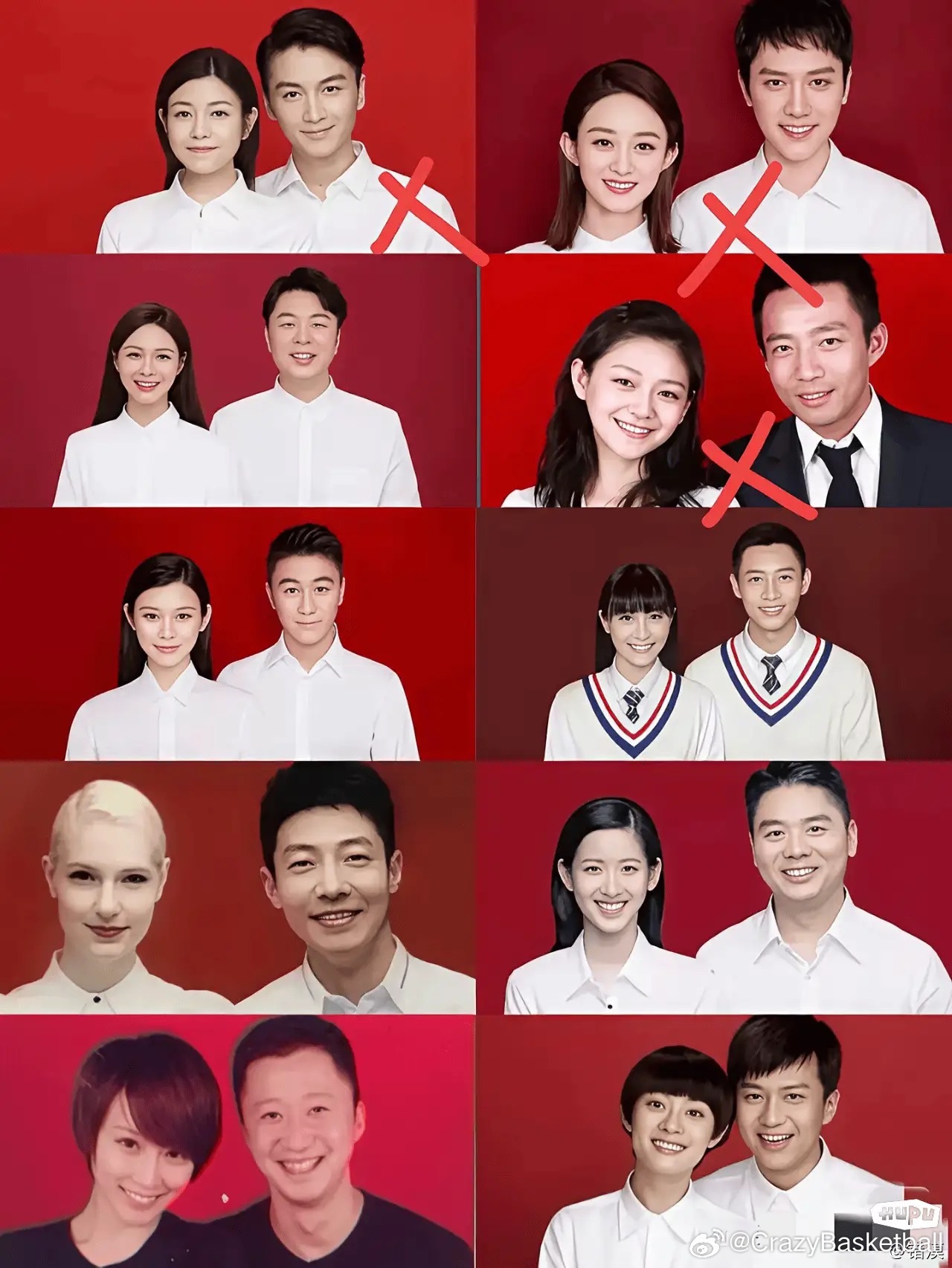 下面10对名人夫妻，你觉得哪一对能走到最后？​​​